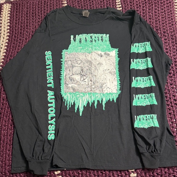 Gildan Other - Undeath band shirt - Black and Green Graphic Long Sleeve Shirt